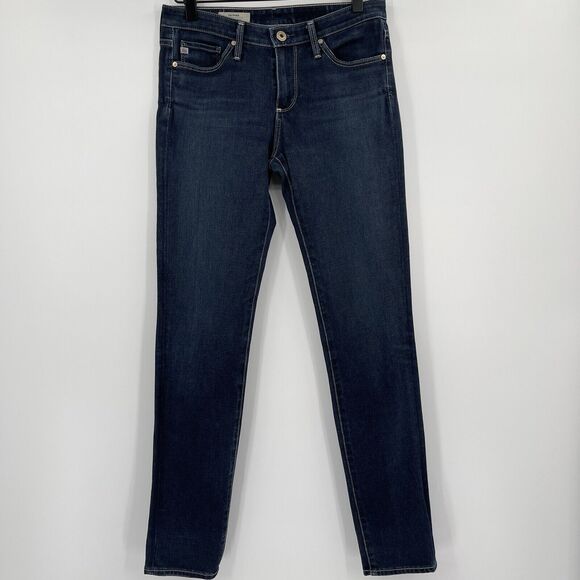 AG Adriano Goldschmied Womens Jeans Size 25R The Prima Mid Rise Cigarette Denim - Picture 1 of 9